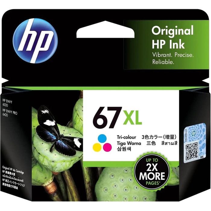 Hp 67xl Original Inkjet Ink Cartridge - Tri-colour Pack - Inkjet