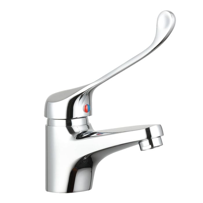 evekare Chrome Extended Wrist Lever Basin Mixer