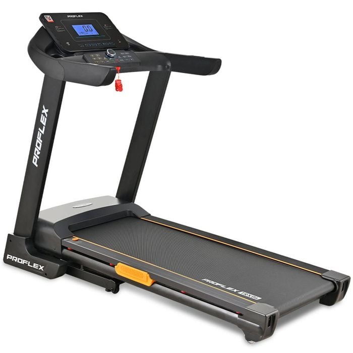 PROFLEX TRX9s Electric Treadmill, Large Size, 450mm Belt, Foldable, Suspension, Auto Incline, Bluetooth, Pulse Sensors