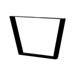 RapidHome 40 x 45 x 6cm Black Santos Steel Tube Coffee Table Furniture Leg