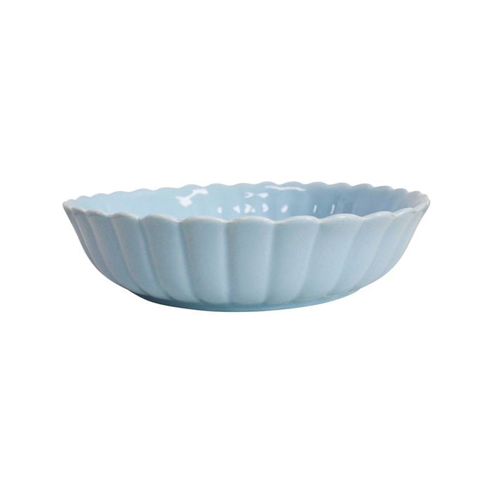 Belle Powder 25.5cm Ceramic Serve Bowl Round - Blue