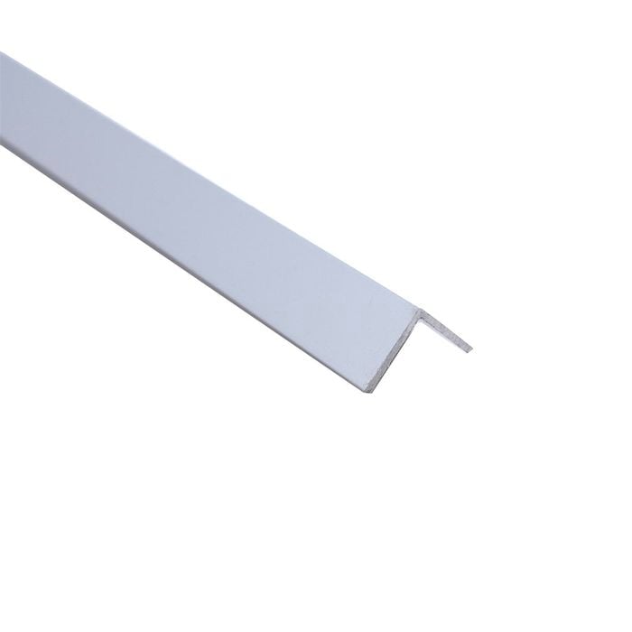 Rapid 20 x 20 x 1.5mm x 2m White Aluminium Equal Angle