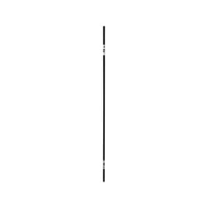 Sandleford 19 x 1800mm Black Tube Rod