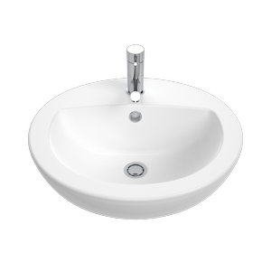 Stylus Semi Recessed Venecia Vanity Basin With 1 Tap Hole