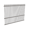 ProtectorAl 1201 - 2399 x 1800mm Black Aluminium Spear Top Pool Fence Panel With Mid Rail