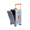 AIRWAY Voyager Plus - 24 Inch Aluminium Check-In Luggage 65L - Silver