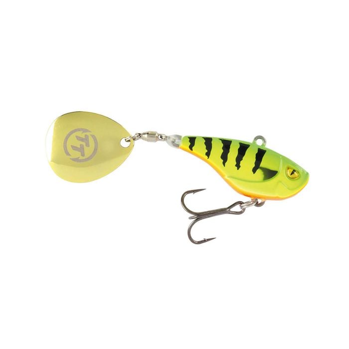 TT Lures Flashpoint+ 47mm Tail Spinner Vibe Lure - Flamin Shad