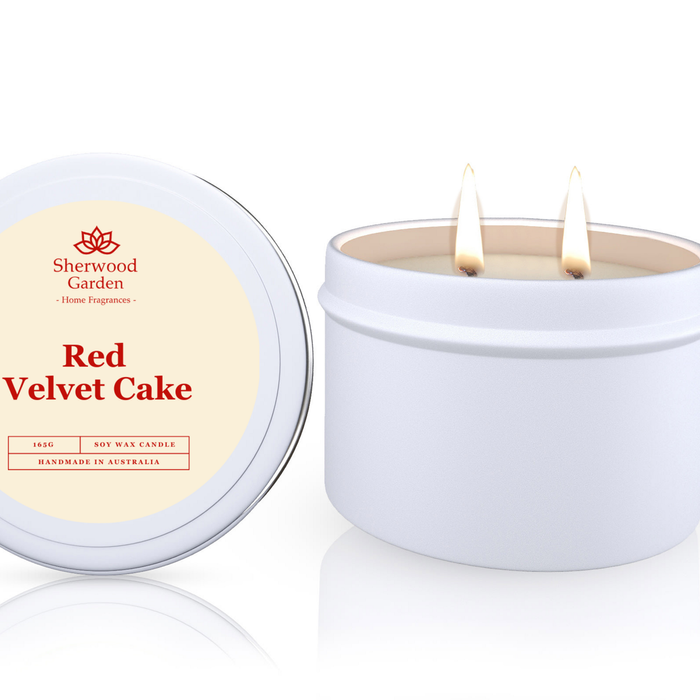 Red Velvet Cake Soy Candle Tin 165g