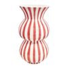 J.Elliot Home Arthur Stripe Vase 15x15x28cm Bubblegum