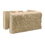 Adbri Masonry 390 x 200 x 215mm Oatmeal Versawall Left Corner Block