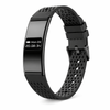 Smart Fitness Bracelet for Men & Women | HRV Stress Monitor & Pedometer | Android & iOS Silicone Black