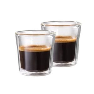 Barista Facet Double Wall Espresso Glass Set of 2 88ml Baccarat