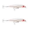 2x Rapala 10cm Saltwater X Rap Jerkbait Fishing Lures - Glass Ghost