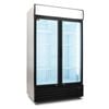 Ag Equipment 515l Upright Glass Door Display/drinks Fridge - White With Light Box Cu800tng
