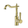 Mondella  Brushed Brass Maestro Classic Basin Mixer