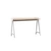 Modern Furniture YARA Study Desk 118cm - White & Natural