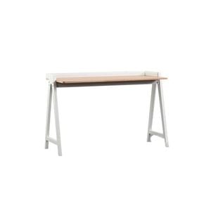Modern Furniture YARA Study Desk 118cm - White & Natural
