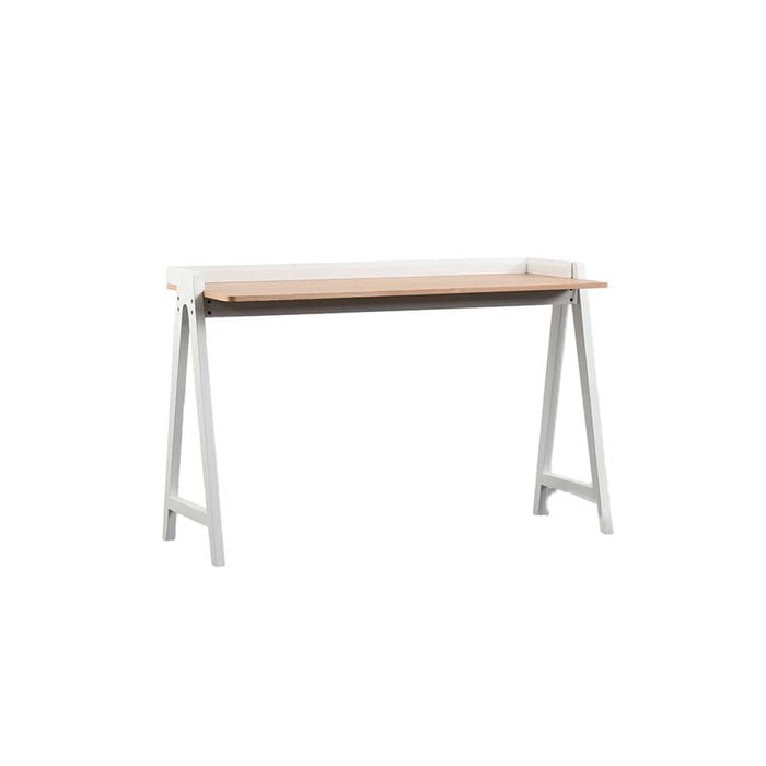 Modern Furniture YARA Study Desk 118cm - White & Natural