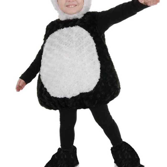 Plush Infant Kids Black and White Panda Costume - XSmall