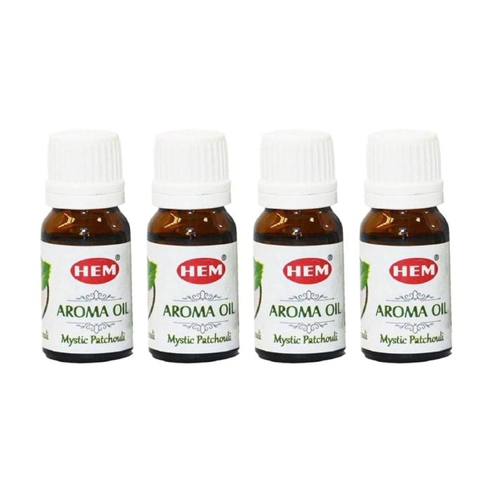 4PK HEM Home Fragrance Scented Smelling Oil Bottle 10ml Mystic Patchouli