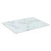 Harbour Housewares Glass Chopping Board - 30 x 20cm Marble Kitchen Dining Place Mats Cutting Mat Worktop Saver Cooking Food Prep