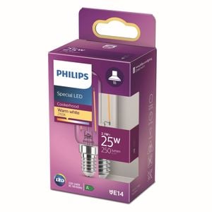 Philips T25 E14 LED 250Lm Warm White 2.1W Appliance Globe