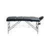 Yes4homes 3 Fold 5 Cm Thickness Foam Portable Aluminium Massage Table Massage Bed Beauty Therapy Black