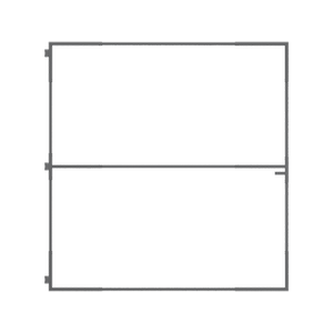 RapidFence 1800 x 1870mm Grey Large Steel Adjustable Frame Kit