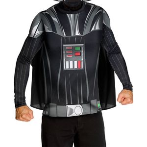 Darth Vader Classic Halloween Costume Top and Mask Child Official Star Wars Dress Up, One-Size