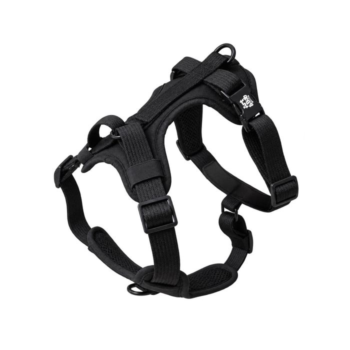 Art & Bob Large Black Padded Dog Harness