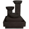 Northcote Pottery Charcoal Trio Cascading Fountain