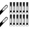 CordTech Reusable Label Straps with Buckle - 12 Pack