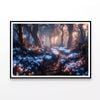 Forest, Red Leaves, Trees  Print 100% Australian Made 90x60cm  (Poster)