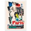 Galrie Southern Railway Vintage Travel Poster: Paris for the Weekend Inspired Art Design, White Frame, A3 30x 42cm (12 x 16inch)