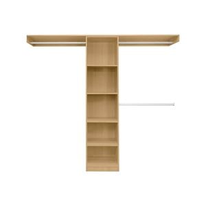 Lugna 1800 - 2100mm Sand Pack 3 Opening Built in Wardrobe Package
