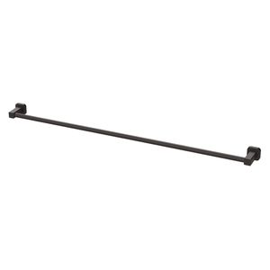 Mondella Matte Black Overture Single Towel Rail 900mm