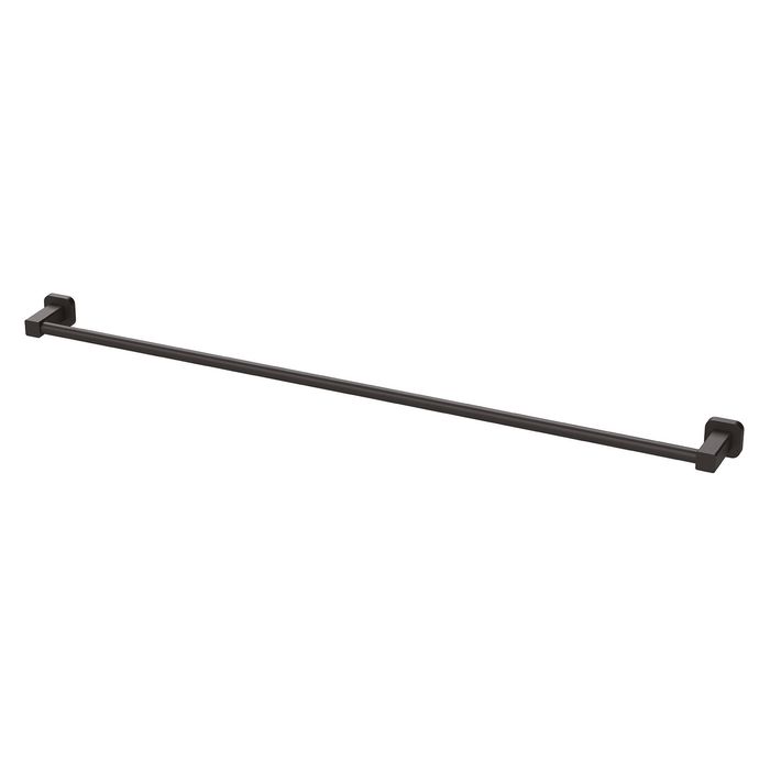Mondella Matte Black Overture Single Towel Rail 900mm
