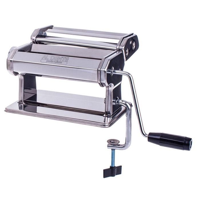 Al Dente Extra Wide 3 Types Pasta Machine Roller w/ Detachable Cutters