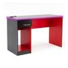 X Rocker Carbon-Tek Desk with Wireless Charging and LED Lighting Black
