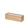 Leaf & Bean Byron Small Wooden Tea Box Natural 30x9x9cm