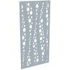 ProtectorAl 300-1200w x 1201-2400h Silver Matt/Gloss White Bubbles Unframed Composite Deco Panel