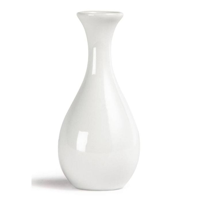 Olympia Bud Vases Whiteware 12 Pack 125mm Commercial Porcelain Tableware