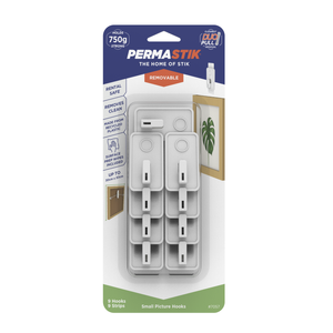 Permastik Small Picture Hooks - 9 Pack