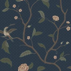 Wallpaper Trader Marianne, Midnight Blue