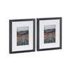 Nicola Spring Photo Frames with 4" x 6" Mount - 8" x 10" - Black - Pack of 2