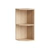 Kaboodle Almond Oak Open End Wall Cabinet