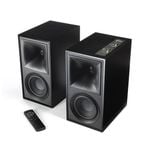 2pc Klipsch The Fives Powered Monitor/Bookshelf Speakers Wireless/Bluetooth Matte Black