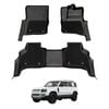 AUSGO Double-Layer Car Floor Mats for Land Rover Defender L663 Series 110 5-Seat 2020-Onwards All-Weather Floor Liners