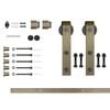 Rolltrak 2m Antique Brass Side Mount Barn Door Track 