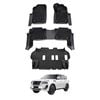 AUSGO 3-Row Set Double-Layer Car Floor Mats for Nissan Patrol Y62 2012-Onwards Floor Liners